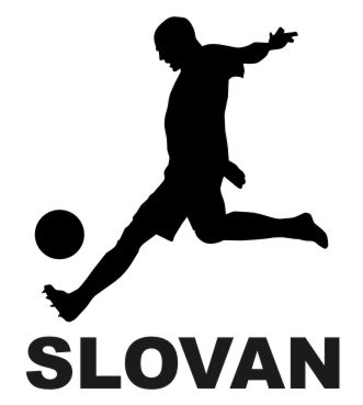 Samolepka na zakázku Fotbalista SLOVAN