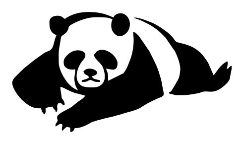 Samolepka Panda 002
