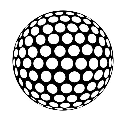 Samolepka Golfový míček