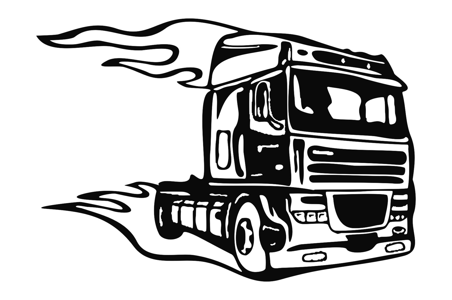 Samolepka Kamion / Trucks 007