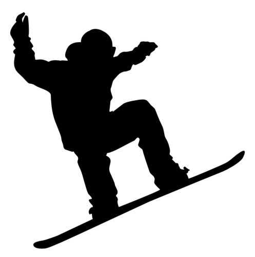 Samolepka Snowboarding 004